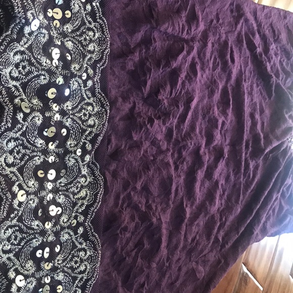 Beautiful purple/gold spaghetti strap tank top - Picture 2 of 5